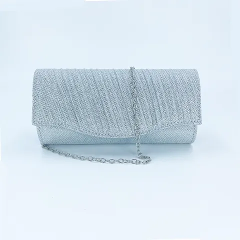 Damen Mode Plissiert Abendtasche Luxus Pailletten Clutch Tasche Hochzeit Bankett Umhängetasche Party Handtasche