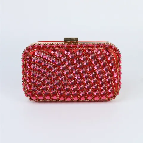 Luxus Strass Abendtasche Für Damen Glitzernde Kristall Clutch Handtasche Elegante Party Abschlussball Hochzeit Metallrahmen