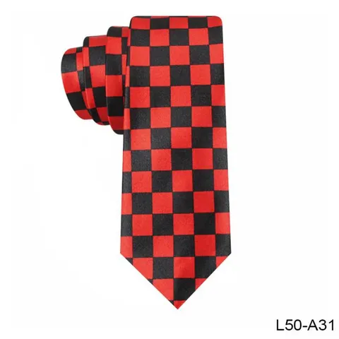Heren Casual Smalle Das Polyester Bedrukt Gestreept Geometrisch Zakelijk Formeel Mode Pak Halsdas Accessoire