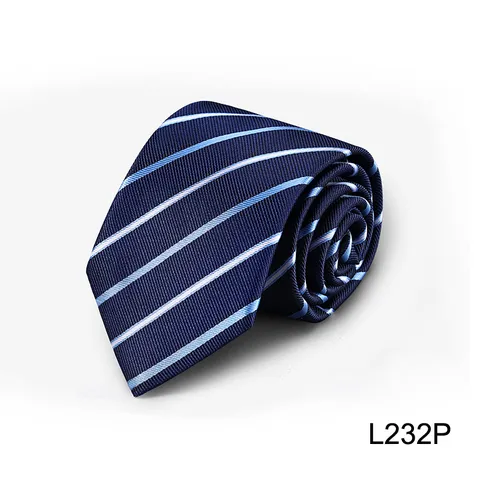 Heren Zakelijk Formele Stropdas Klassiek GestreEPT Polyester Rits Halsdas Voor Bruiloft Bruidegom Kantoor Pak Mode Accessoires