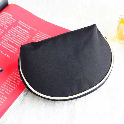 Grote Waterdichte Reis Make-up Tas Draagbare Cosmetica Organizer Koreaanse Stijl Effen Kleur Geweven Rits Toiletas Voor Vrouwen
