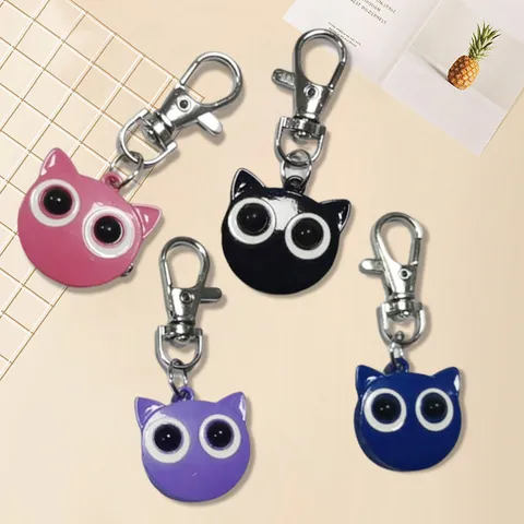 Simpatico Gatto Cartone Animato Orologio da Tasca Orologio Infermiera Quarzo Animale Portachiavi Sospeso Esame Studente Portatile