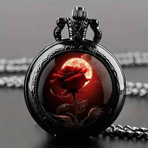 Vintage Quartz Pocket Watch For Men Women Retro Alloy Flip Necklace Watch Antique Style Pocket Watch Jewelry
