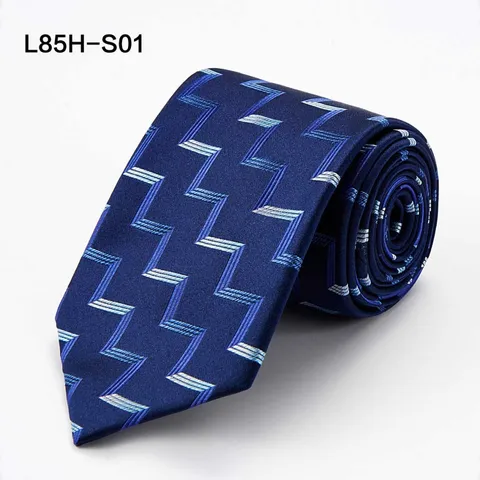 Men's Business Silk Necktie Classic Jacquard Striped Neck Tie Formal Suit Accessories