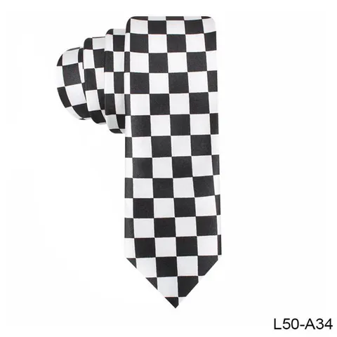 Heren Casual Smalle Das Polyester Bedrukt Gestreept Geometrisch Zakelijk Formeel Mode Pak Halsdas Accessoire