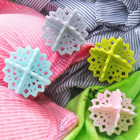 PVC Schneeflocke Waschball Anti-Verwicklungs-Werkzeug Waschmaschine Reinigungshelfer Für Zuhause