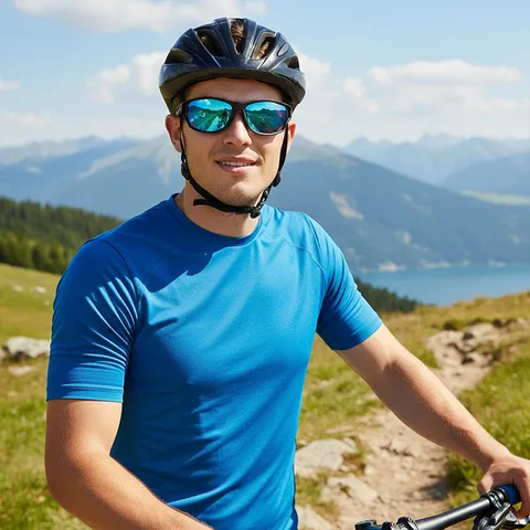 Gafas de Sol Deportivas para Ciclismo al Aire Libre Hombres Mujeres a Prueba de Viento UV400 Protección Moda Equitación Montañismo Pesca