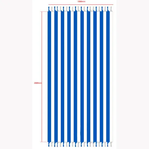 Mexican Style Striped Tassel Woven Throw Blanket Beach Picnic Blanket Geometric Decorative Blanket For Home