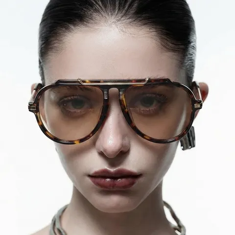 Fashionable Large Frame Pilot Sunglasses For Men Women UV400 Protection Trendy Oversized Shades Outdoor Sun Glasses