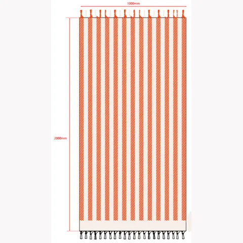 Mexican Style Striped Tassel Woven Throw Blanket Beach Picnic Blanket Geometric Decorative Blanket For Home
