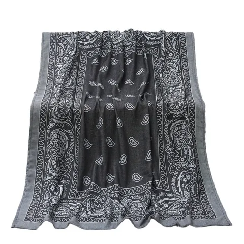 Couverture Jacquard Tissée Couverture Jetée Douce et Chaude Motif Paisley Voyage Aviation Couverture Pour Lit de Canapé Maison Salon