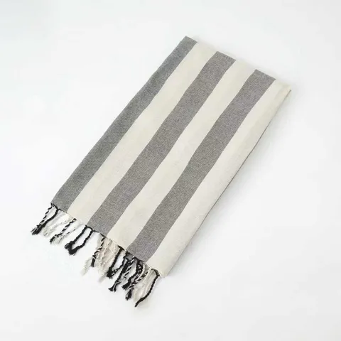 American Style Fringe Cotton Blend Beach Towel Turkish Bath Towel Stripe Plaid Quick Drying Multipurpose Home Travel