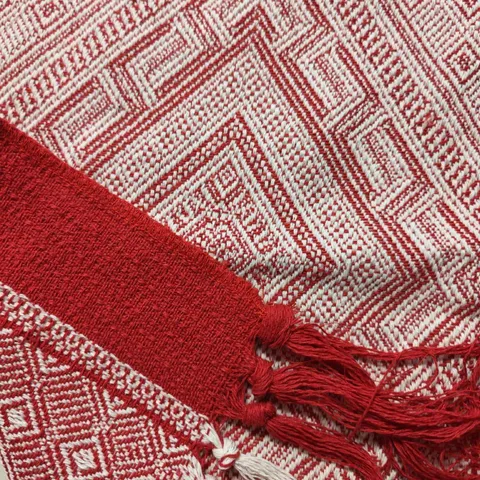 Chemin de Table Tissé Bohémien Avec Glands Géométrique Coton Polyester Décoration de Table à Manger Pour Salon Cuisine Maison