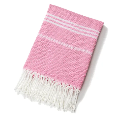 Asciugamano da Spiaggia in Jacquard a Diamante Turco Asciugamano da Bagno in Cotone Poliestere Tessuto Con Nappe A Strisce Geometrische Coperta Leggera