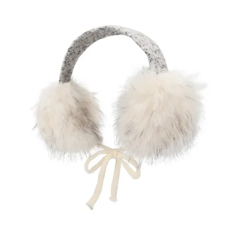 Winter Cute Plush Earmuffs For Women Warm Faux Fur Ear Warmers Foldable Thickened Soft Ear Covers Cold Weather Accessories