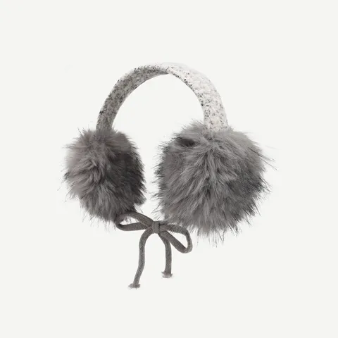 Winter Cute Plush Earmuffs For Women Warm Faux Fur Ear Warmers Foldable Thickened Soft Ear Covers Cold Weather Accessories