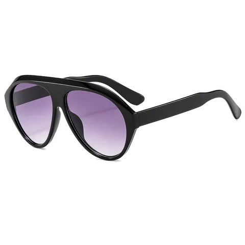 Gafas de Sol Deportivas Oversize Y2K para Hombre Mujer Moda Retro Gafas de Ciclismo Exterior Protección Solar UV400 Material PC AC Streetwear
