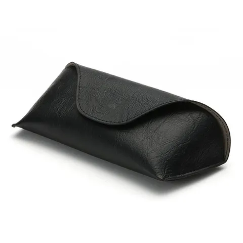 Portable Leather Glasses Case Hard Shell Protector With Microfiber Cloth Drawstring Bag Screwdriver Polarized Test Card Box