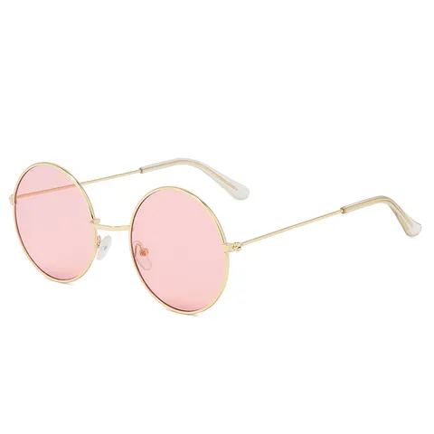 Vintage Round Metal Frame Sunglasses For Men Women Fashion Retro UV400 Sun Glasses Party Daily Outdoor Eyewear