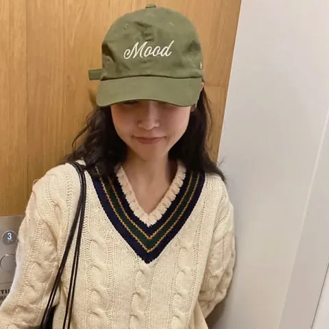 Lässige Baumwolle Buchstabe Bestickte Baseballkappe Unisex Weiche Oberseite Sonnenschutz Outdoor Sport Dad Hat