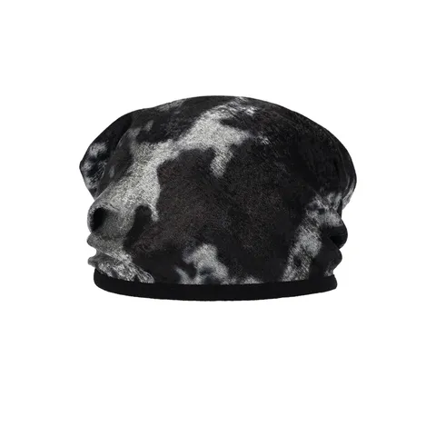 Women Y2K Style Ink Wash Tie Dye Headscarf Retro Metallic Silver Silk Bandana Versatile Hip Hop Hair Wrap Head Cover
