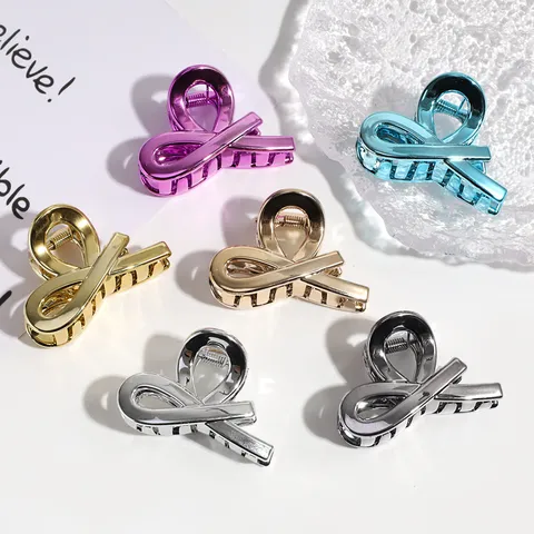 Minimalist Alloy Metallic Cloud Claw Clip Electroplated Irregular Hair Clip Daily Commute Fashion Hair Accessory For Women