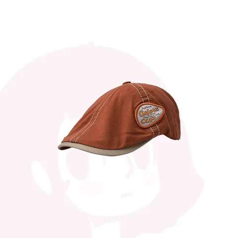 Unisex Y2K Retro Schirmmütze Baumwolle Kontrastfarbe Schiebermütze Frühling Herbst Stickerei Streetwear Baskenmütze Für Herren Damen