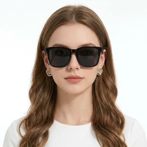 Vintage Square Frame Sunglasses PC AC UV400 Protection Retro Trendy Hip Hop Fashion Eyewear For Men Women Sun Shades