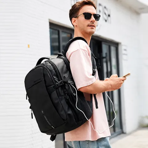 Multifunctionele Zakelijke Anti-Diefstal Rugzak Grote Capaciteit Waterdichte Reizen Computer Rugzak Voor Mannen 15 Inch Casual Daypack
