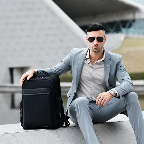 Grote Capaciteit Business Laptop Rugzak Waterdichte Oxford Stof Woon-Werkverkeer Reizen Casual Schooltas Voor Man En Vrouw