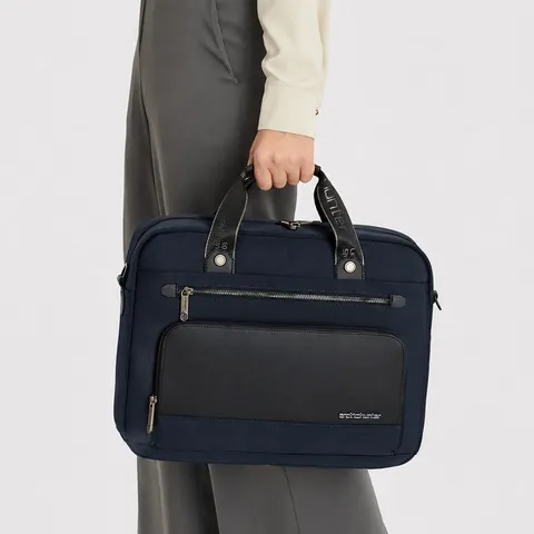Heren Waterdicht Zakelijke Aktetas Grote Capaciteit Laptop Tas Forens Schoudertas Voor Kantoor
