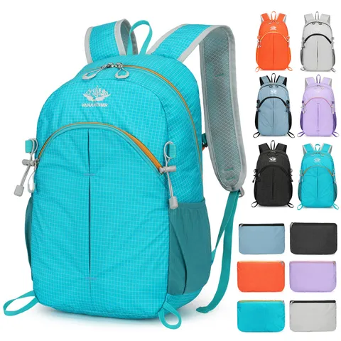Leichter Faltbarer Wasserdichter Nylon Sportrucksack Outdoor Bergsteigen Reise Tagesrucksack Für Damen Und Herren Freizeit Rucksack