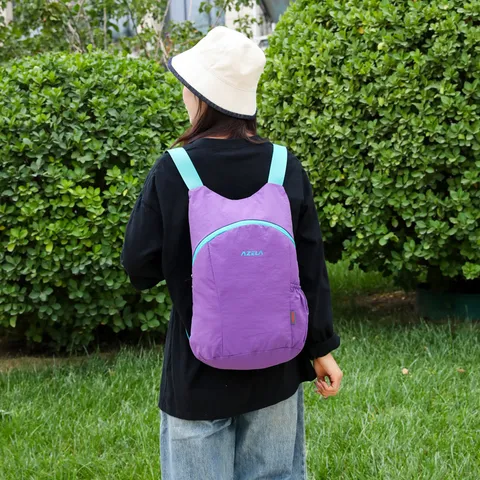 Leichter Wasserdichter Faltbarer Rucksack Unisex Oxford Gewebe Packbarer Sportrucksack Für Outdoor Reisen Wandern Camping Freizeit Rucksack