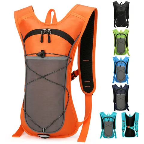 Lightweight Outdoor Cycling Hydration Backpack Waterproof Breathable Sports Daypack For Hiking Running Climbing Travel Unisex Nylon Backpack