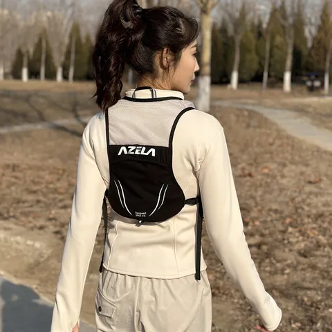 3.5L Leichte Atmungsaktive Laufweste Trinkweste Für Marathon Radfahren Outdoor Verstellbarer Mesh Rucksack Herren Damen