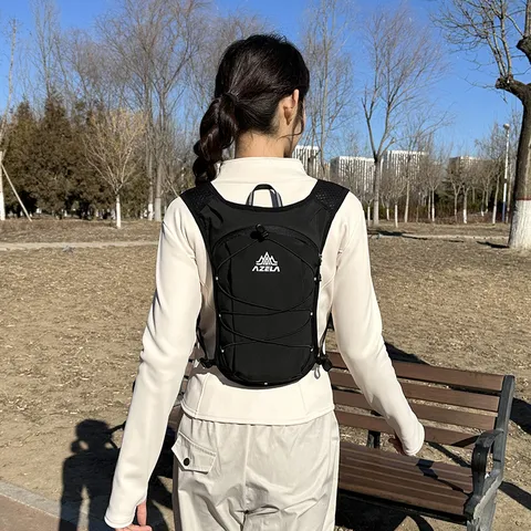 Outdoor Laufrucksack Leicht Atmungsaktives Mesh Trinkweste Für Marathon Wandern Bergsteigen Sport Rucksack