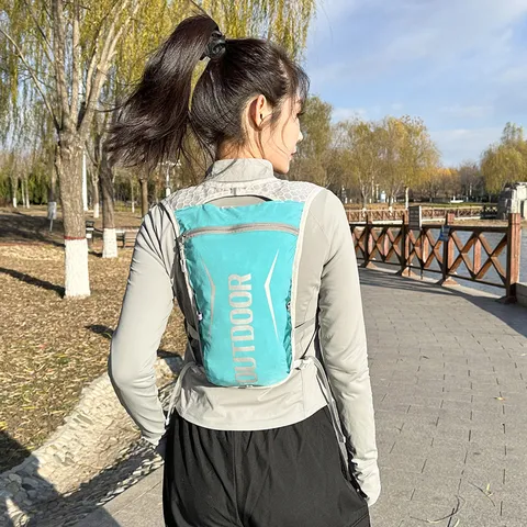 Lightweight Waterproof Nylon Sports Backpack Outdoor Running Cycling Marathon Hiking Travel Daypack Breathable Vest