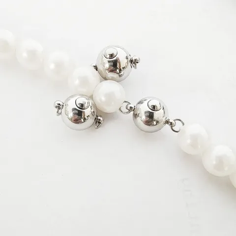 Stainless Steel Ball Necklace Clasp Round Shape DIY Jewelry Making Findings