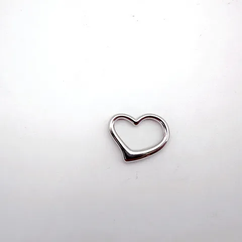 Stainless Steel Hollow Heart Round Oval Pendants DIY Minimalist Charm For Necklace Bracelet Jewelry Findings