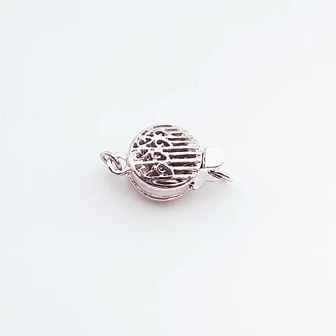 Kupfer Doppelseitig Durchbrochener Schmuckverschluss Platinbeschichtet Perlenkette Armband Verbinder DIY Fundstücke