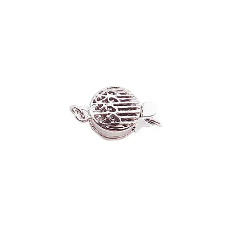 Kupfer Doppelseitig Durchbrochener Schmuckverschluss Platinbeschichtet Perlenkette Armband Verbinder DIY Fundstücke
