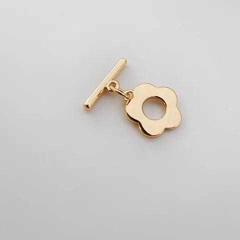 Metal Toggle Clasp DIY Jewelry Making Accessories Gold Silver Plated Heart Flower Clover O T Clasps Connectors For Necklace Bracelet Jewelry