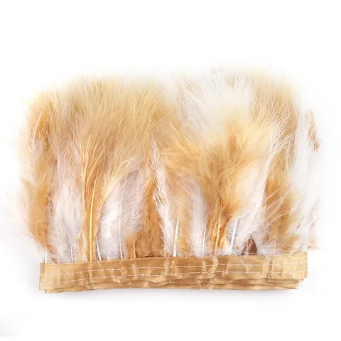 Kalkoenveer Afwerking Flannel Band DIY Handgemaakt Kleding Decoratie Accessoires Veer Handwerk Naaimateriaal
