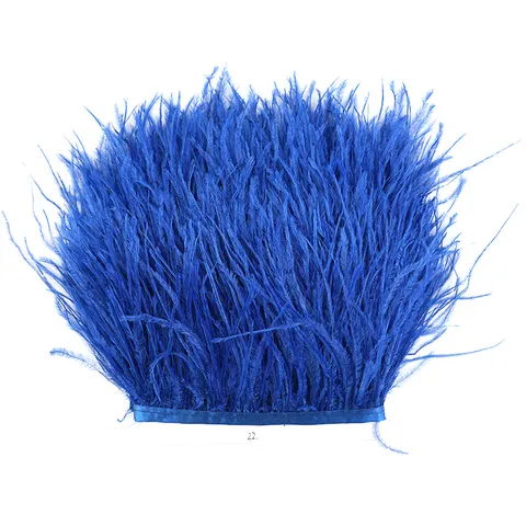 Ostrich Feather Trim Ribbon Fringe For Garment Sewing Craft Wedding Dress Decoration DIY Handmade Feather Accessories