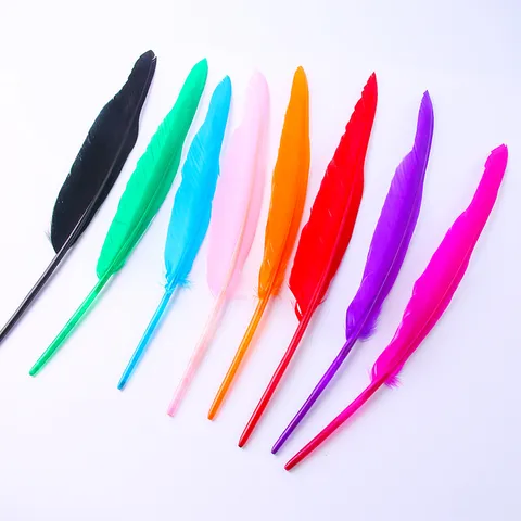 DIY Goose Feather Natural Dyed Colorful Craft Feathers For Wedding Party Home Decoration Clothing Accessories