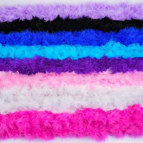 Gros Bande de Plumes de Tacchino Plate Emballage de Bouquet Décoration Faite Main Vêtements de Performance Accessoires Coiffe Artisanat