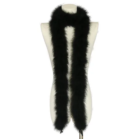 Boa de Plumes de Dinde Moelleux Écharpe de Plumes Colorée Accessoires de Vêtements de Costume Pour Fête Mariage Décoration