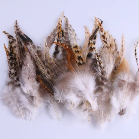 Natural Feathers DIY Craft Materials Colorful Chicken Feathers For Dream Catcher Clothing Decoration Jewelry Accessories
