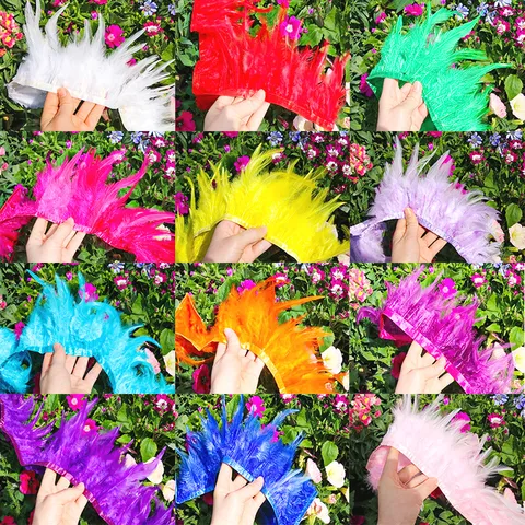 DIY Feder Borte Handwerk Dekoration Hochzeitskleid Rock Kante Kleidung Zubehör