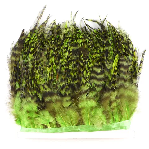 Colorful Feather Trim Ribbon With Spotted Pattern Feather Fringe For DIY Clothing Accessories Craft Sewing Decoration